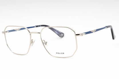 Police Vpll67 579 Eyeglasses Shiny Palladium Size : 53