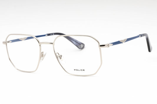 Police Vpll67 579 Eyeglasses Shiny Palladium Size : 53