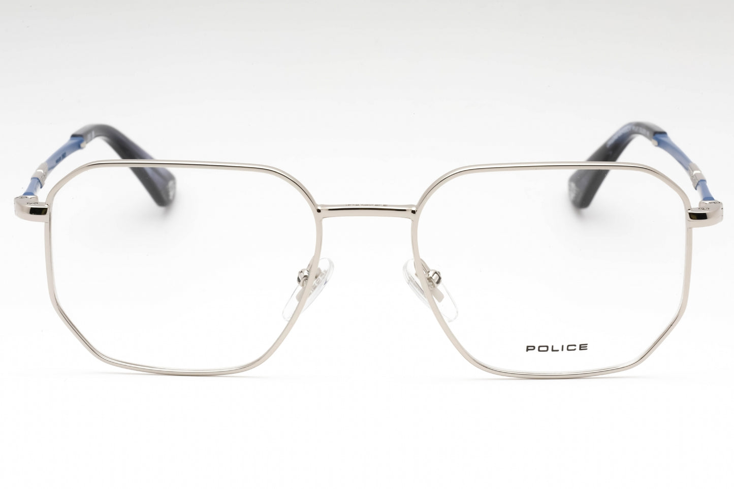 Police Vpll67 579 Eyeglasses Shiny Palladium Size : 53