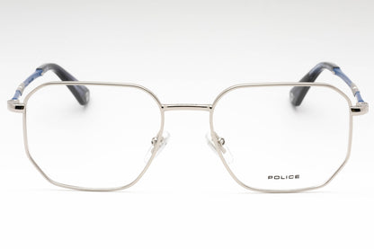 Police Vpll67 579 Eyeglasses Shiny Palladium Size : 53