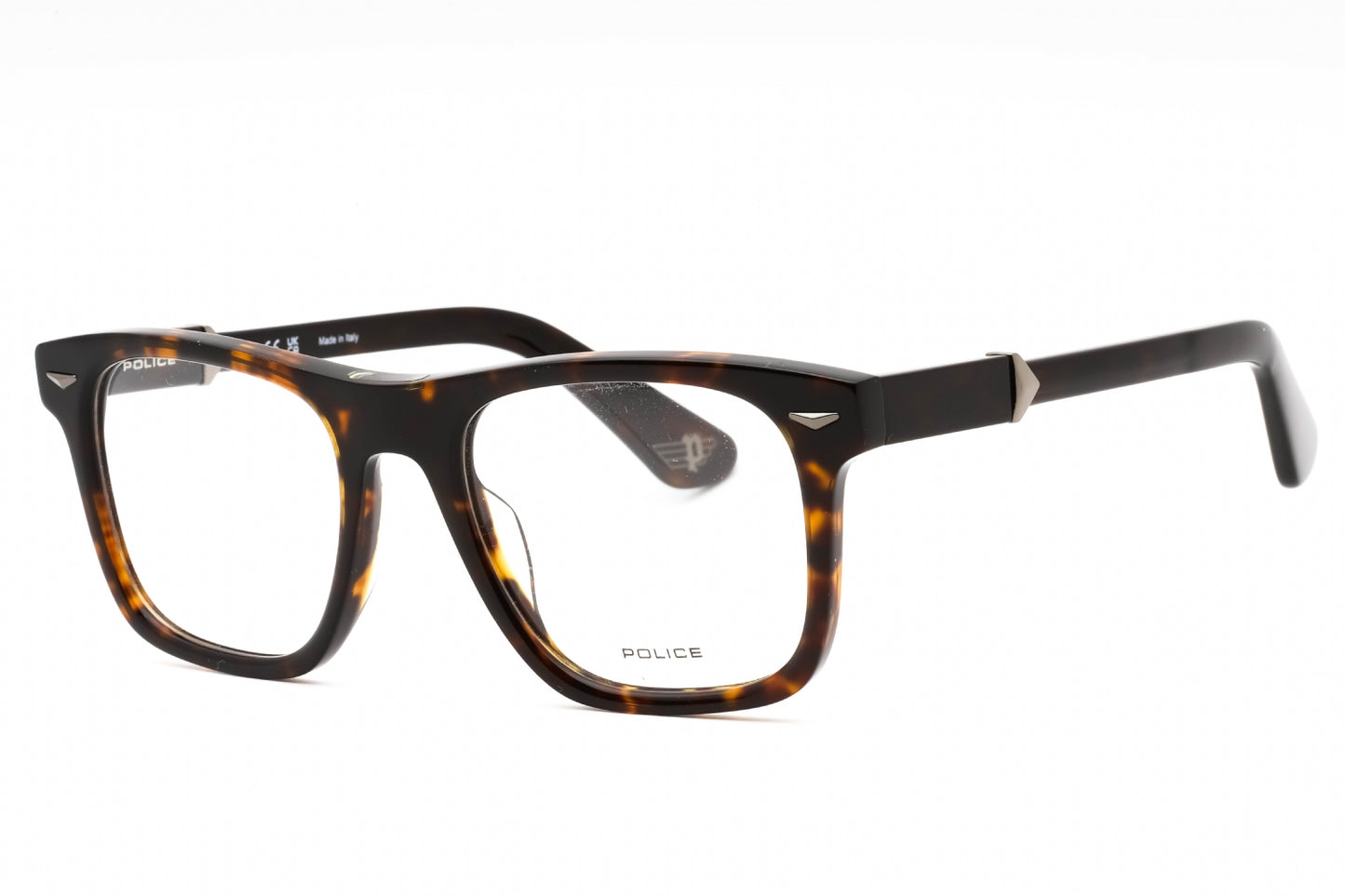 Police Vpll72m 722 Eyeglasses Shiny Havana Size : 52
