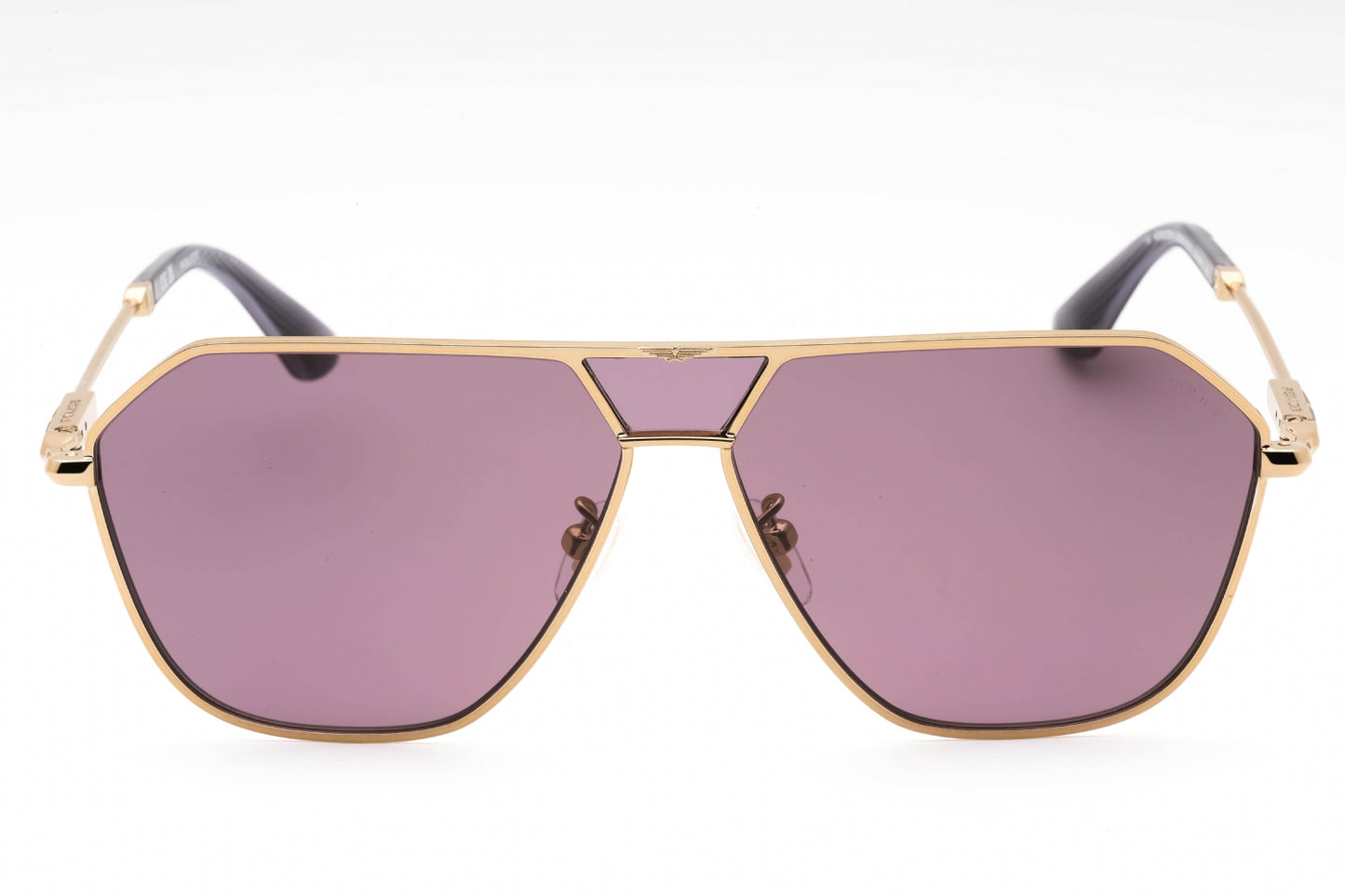 Police Spll89 8ffy Sunglasses Polished Grey Gold Size : 62
