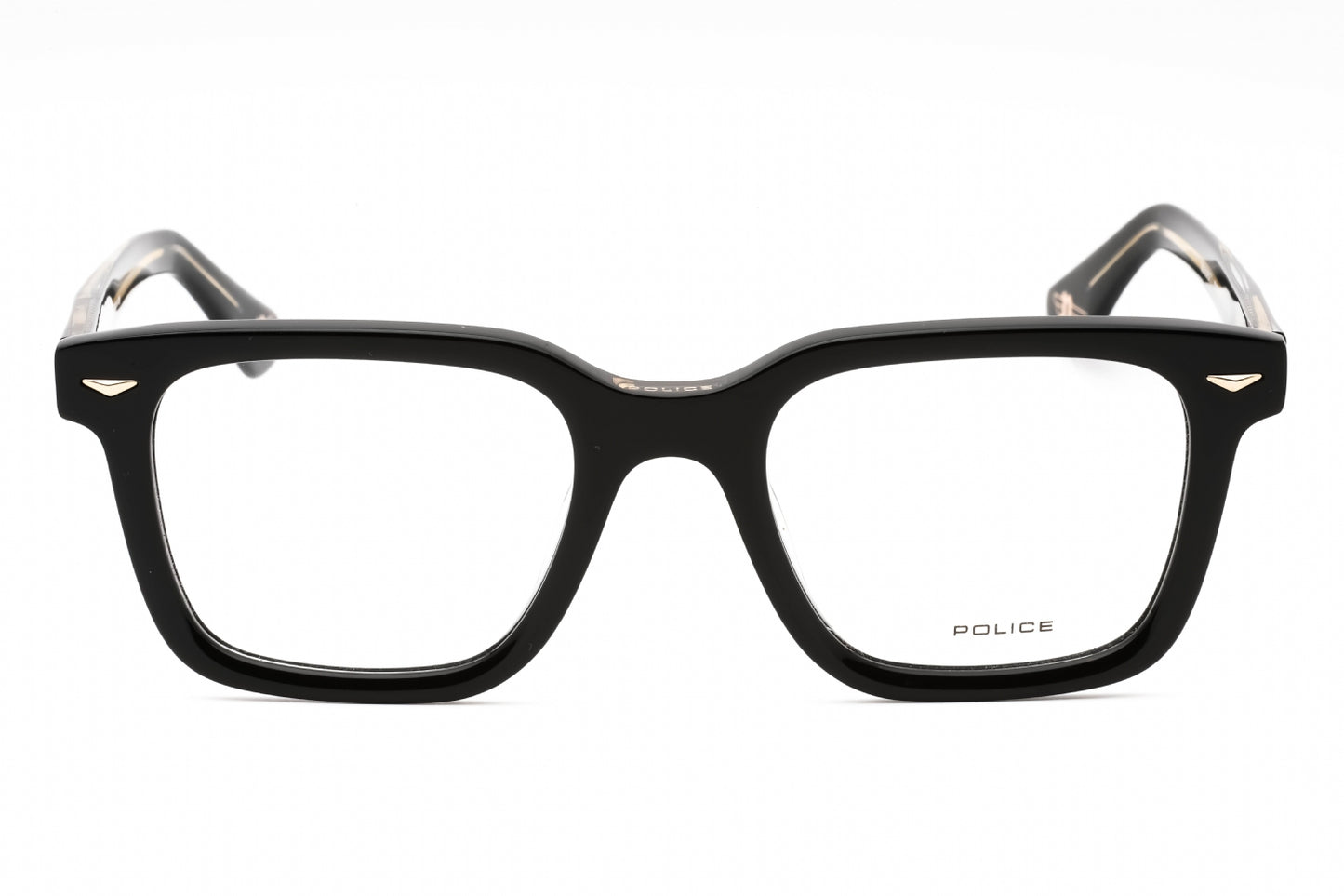Police 80v 700v Eyeglasses Shiny Black Size : 51