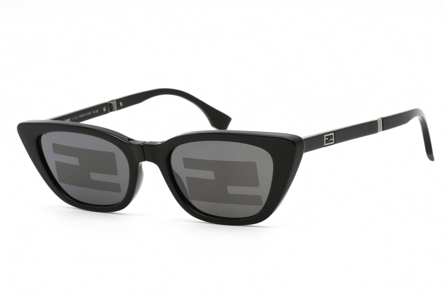 Fendi Fe40089i 1c Sunglasses Shiny Black Size : 53