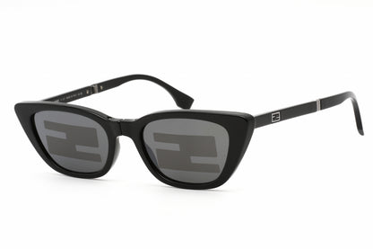 Fendi Fe40089i 1c Sunglasses Shiny Black Size : 53