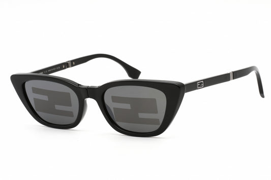 Fendi Fe40089i 1c Sunglasses Shiny Black Size : 53