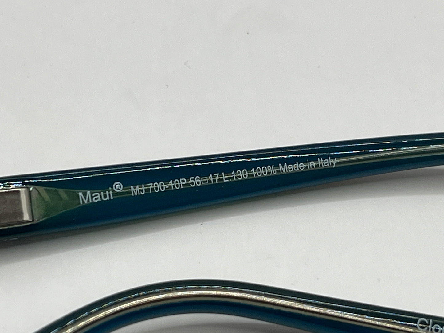 Maui Jim 700 Cloud Break Both Temples Light Blue