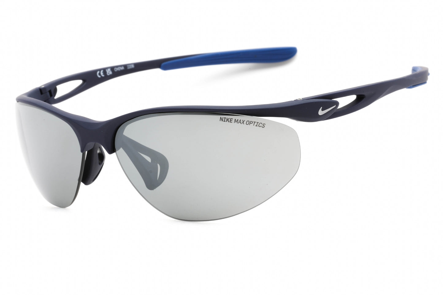 Nike Aerial Dz7352 410 Sunglasses Matte Midnight Navy Size : 69