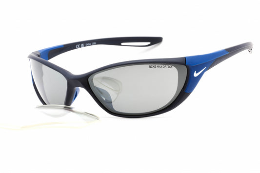 Nike Zone Dz7356 410 Sunglasses Matte Midnight Navy Size : 66