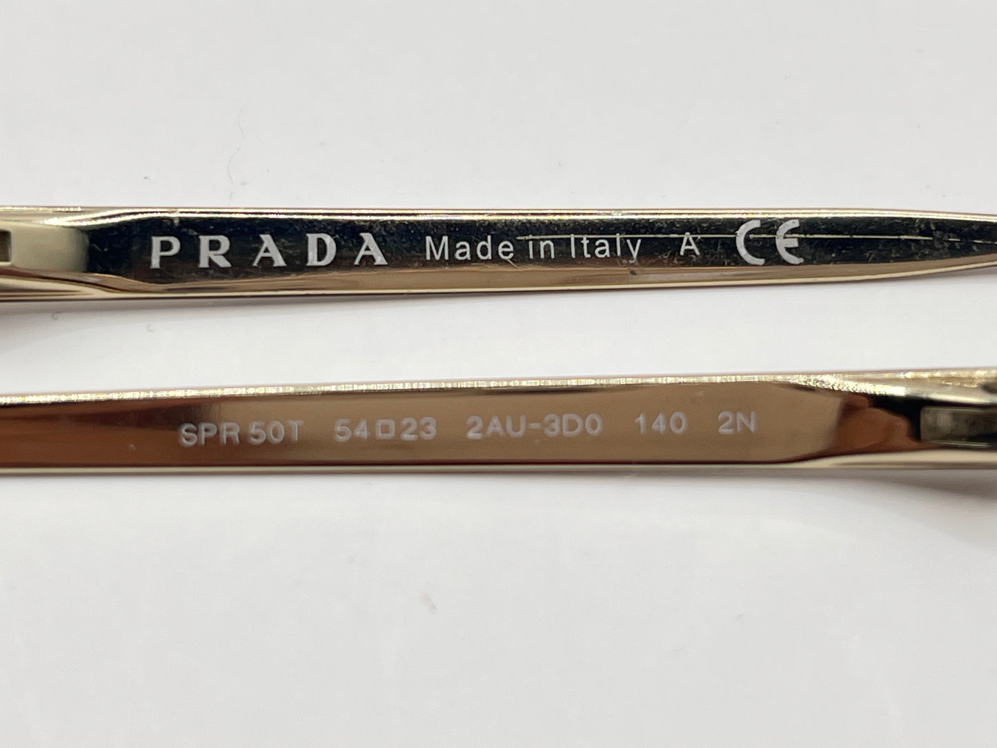 Prada Spr50t Both Temples Silver