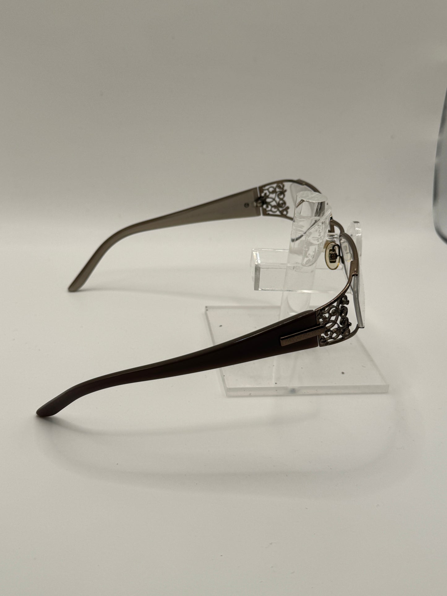 Yves Saint Laurent 6128 Eyeglasses in color Ras