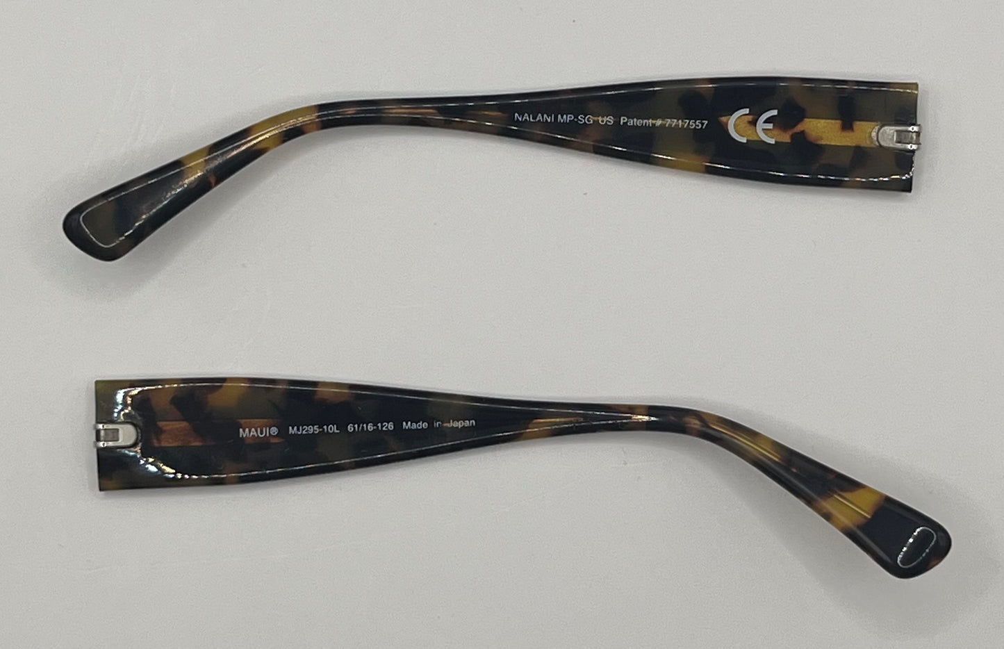 Maui Jim Nalani 295 Both Temples Tortoise