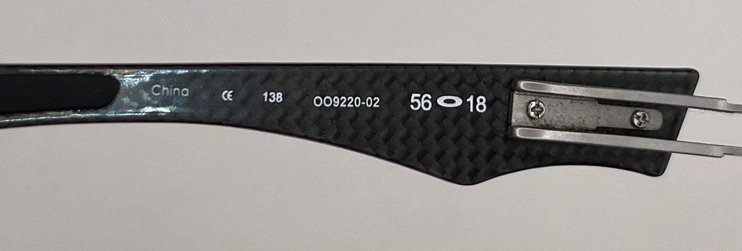 Oakley Jupiter Carbon Both Temples Carbon Fiber