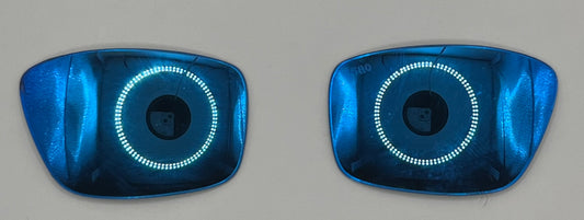 Costa Del Mar Cut Both Lenses Blue Mirror Glass 580G