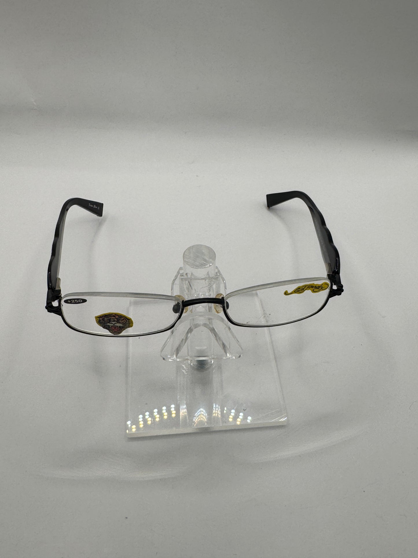 Ed Hardy Ehr 201 Eyeglasses in color Black