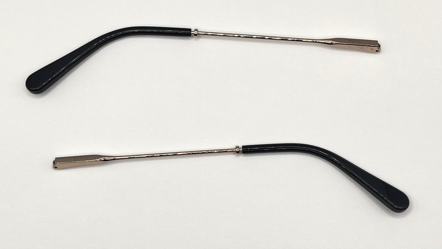 Ferragamo 268s Both Temples Gold/black