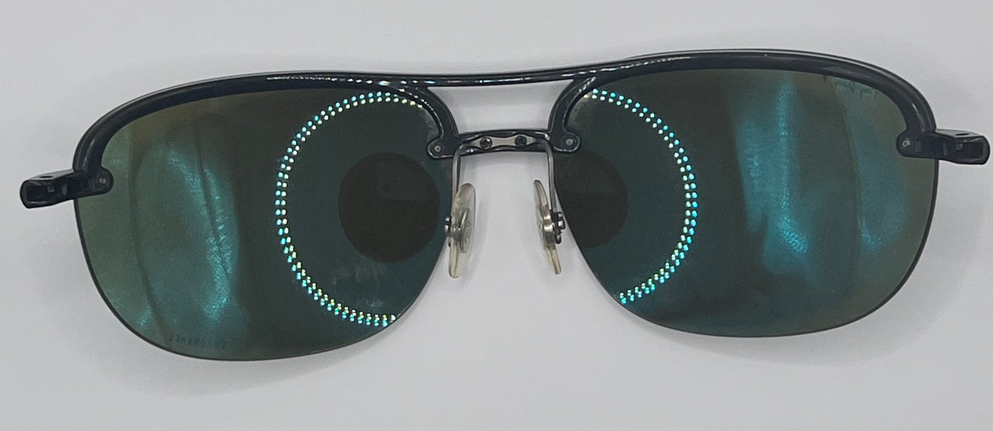Ray Ban 4275 Front Face Black With Mirror Blue Lenses $149.99