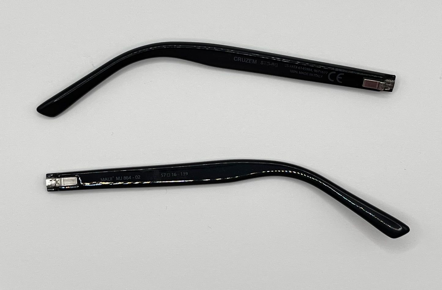 Maui Jim 864 Both Temples Black