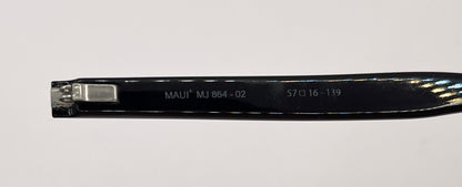 Maui Jim 864 Both Temples Black