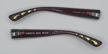 Costa Del Mar Islamorada 32 Both Temples Black/pink