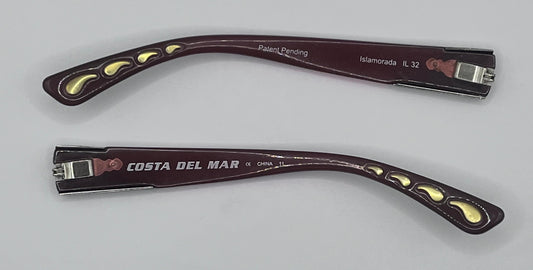 Costa Del Mar Islamorada 32 Both Temples Black/pink