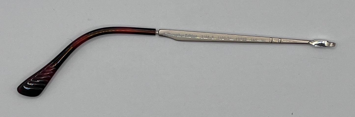 Persol 3166 Left Temple Silver/red