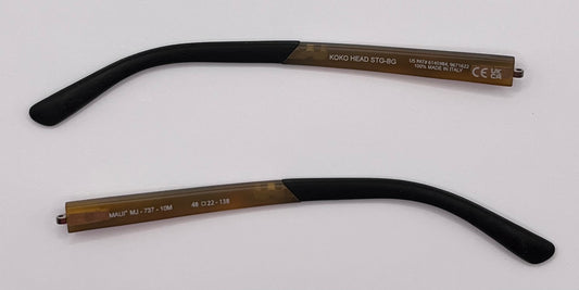 Maui Jim 737 Both Temples Tortoise/black
