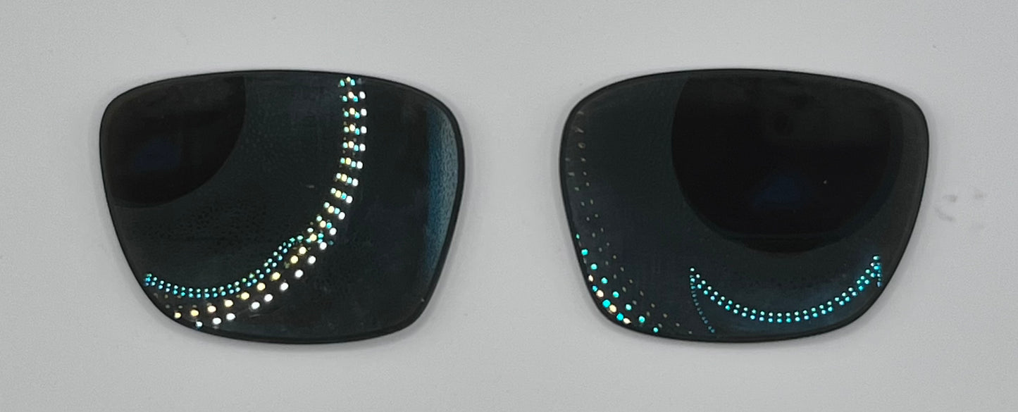 Maui Jim 257 Kawika Both Lenses Blue Mirror Bifocal 2.5 Readers $99.99