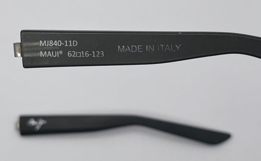 Maui Jim 840 Both Temples Black
