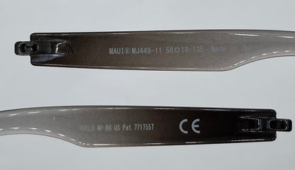 Maui Jim 449 Both Temples Grey