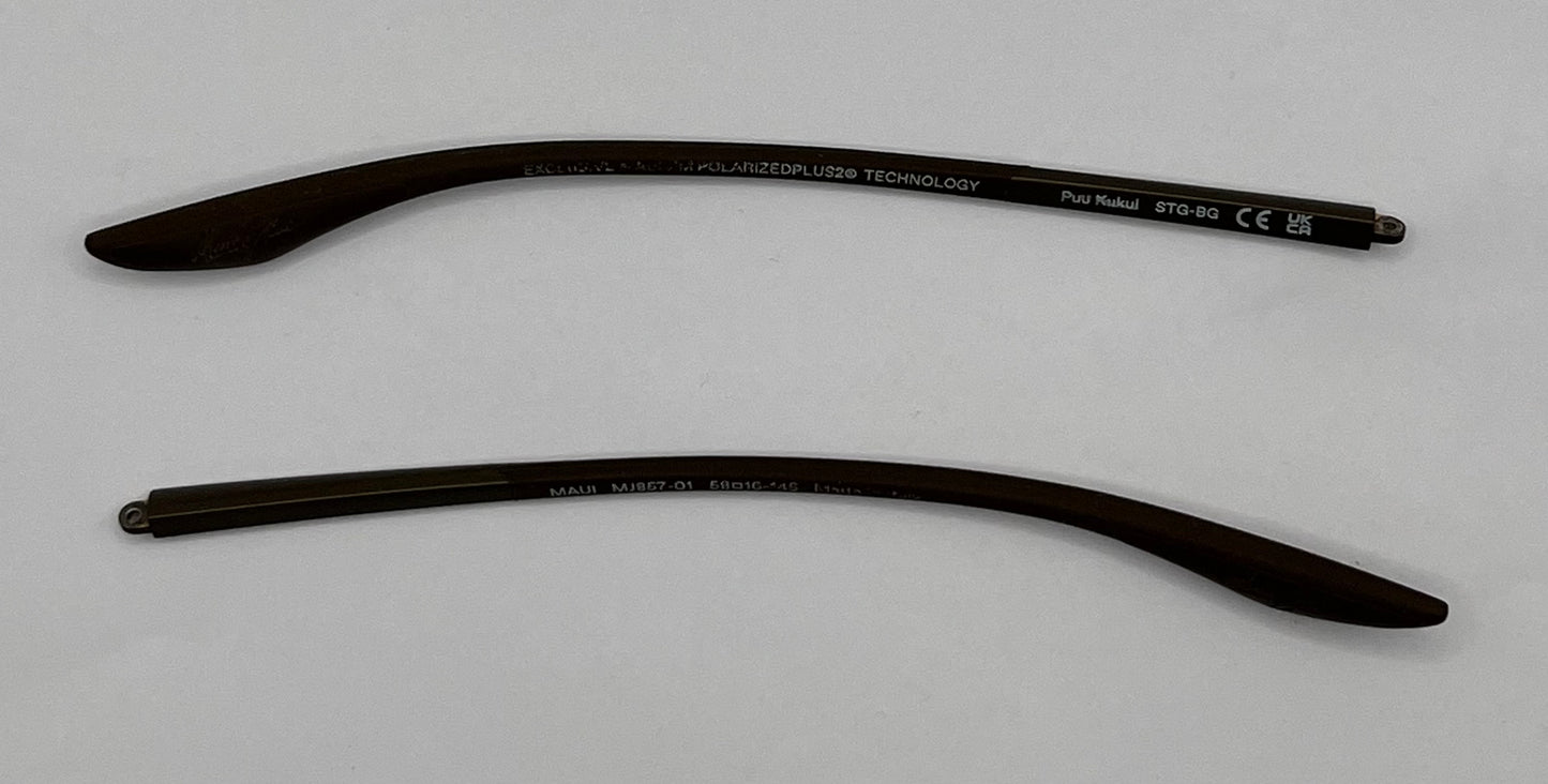 Maui Jim 857 Both Temples Brown