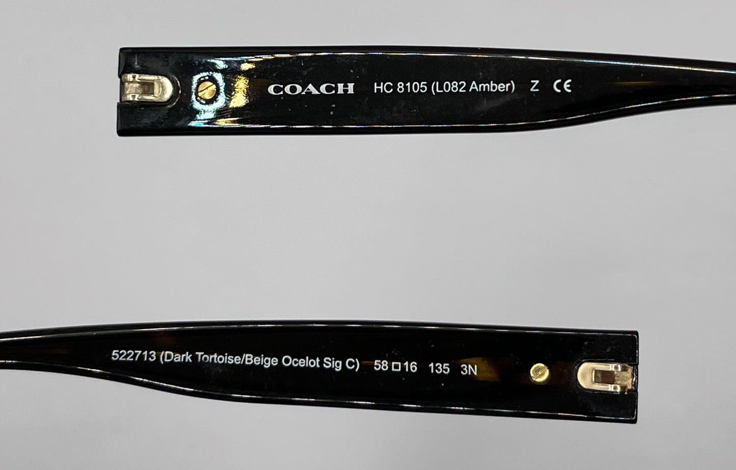 Coach Hc 8105 Both Temples Tortoise