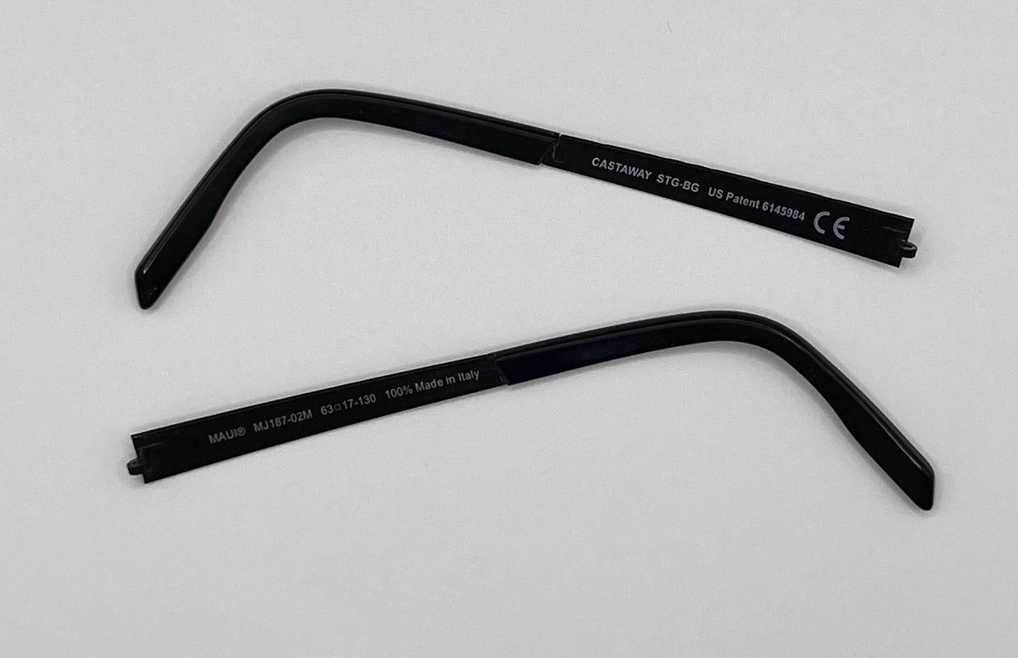 Maui Jim 187 Both Temples Black