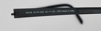 Maui Jim 187 Both Temples Black