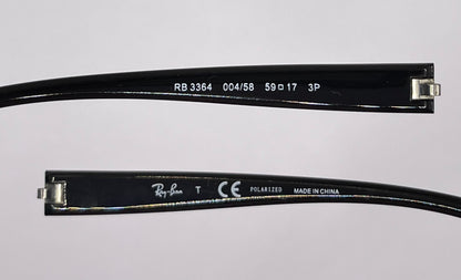 Ray Ban 3364 Both Temples Black