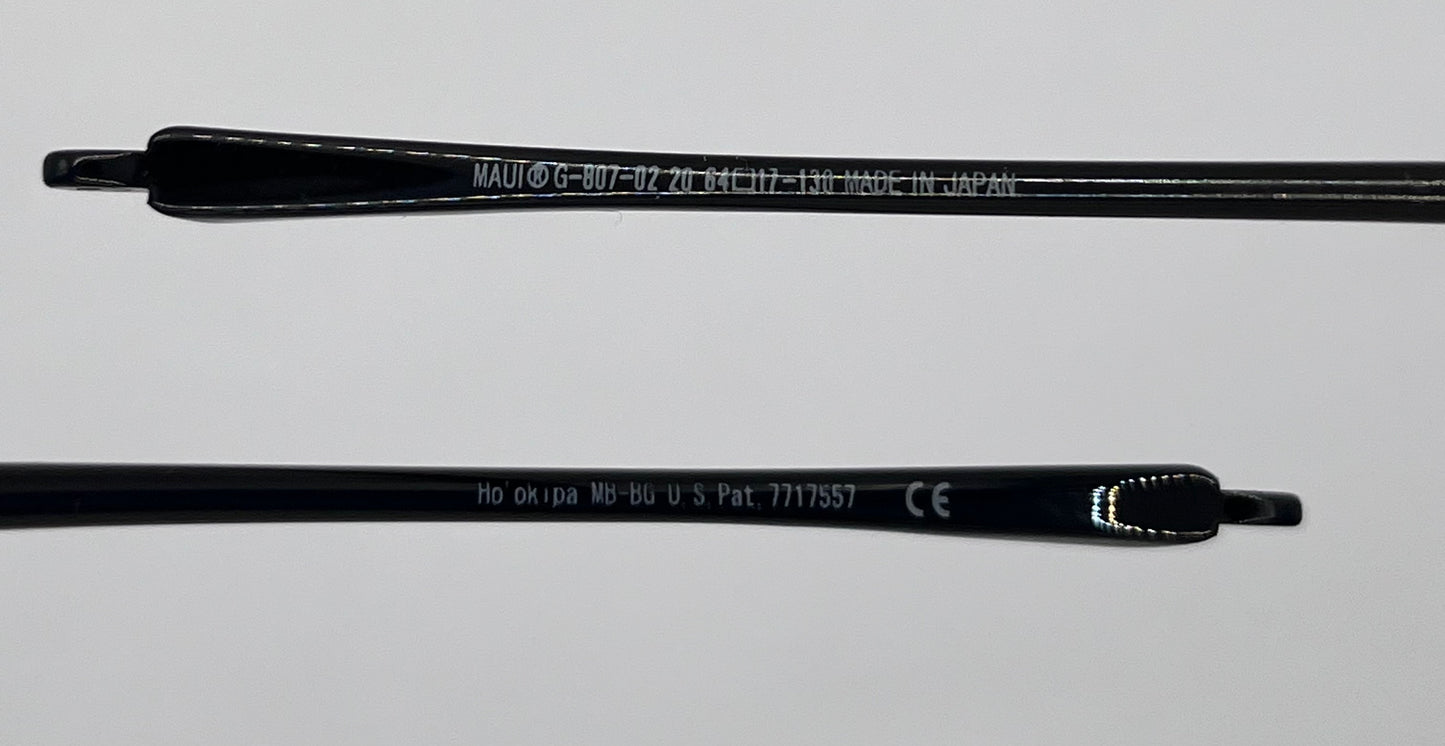 Maui Jim 807 Both Temples Black