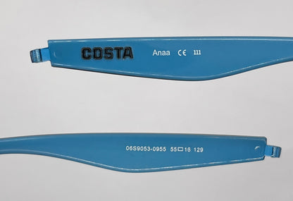 Costa Del Mar Anaa 111 Both Temples Black/blue