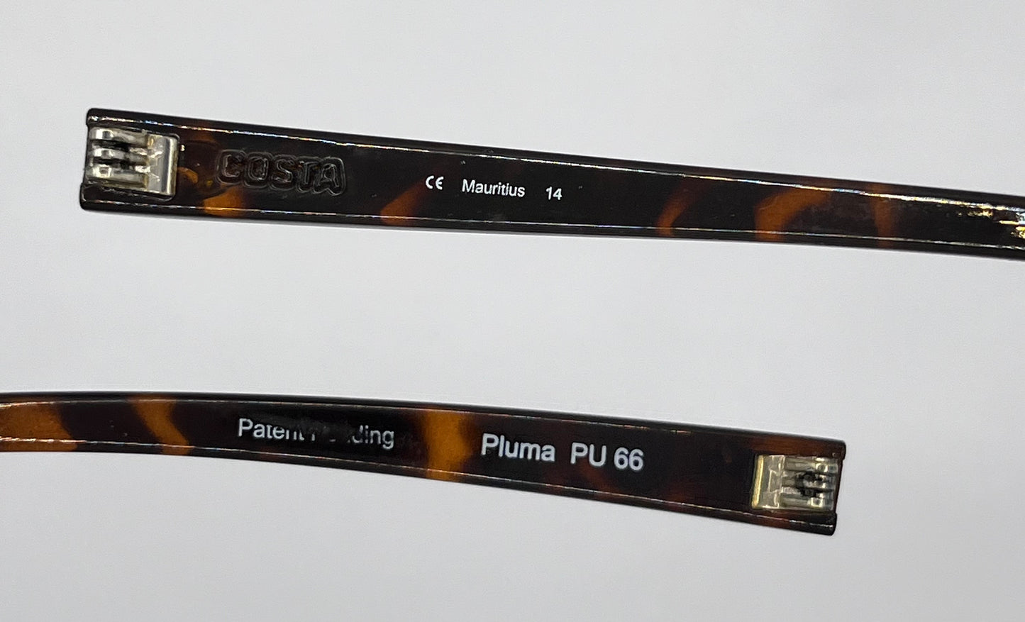 Costa Del Mar Pluma 66 Both Temples Tortoise