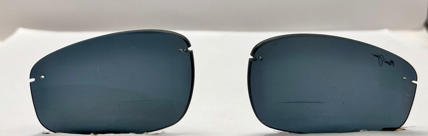 Maui Jim 807 Both Lenses Black Readers +2.00