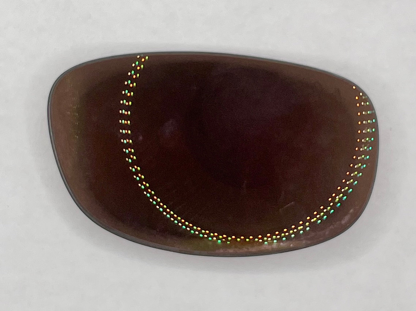Costa Del Mar Ferg Left Lens Silver Yellow Glass 580G