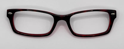Ray Ban 5206 Front Face Black/red