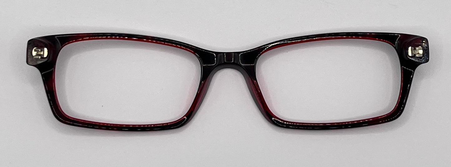 Ray Ban 5206 Front Face Black/red