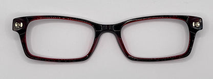 Ray Ban 5206 Front Face Black/red