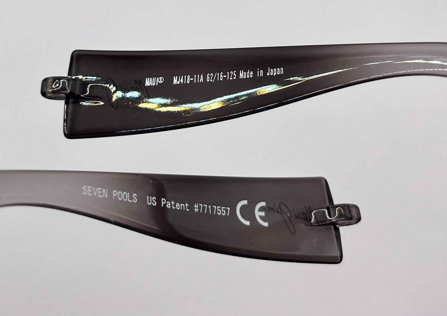 Maui Jim 418 Both Temples Black Ombre