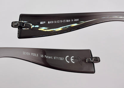 Maui Jim 418 Both Temples Black Ombre