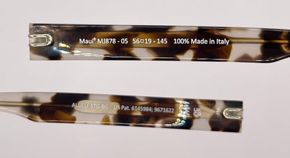 Maui Jim 878 Both Temples White Tortoise