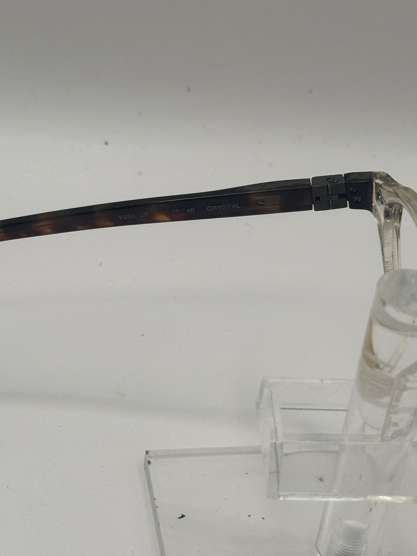 John Varvatos V356 Uf Eyeglasses in color Crystal