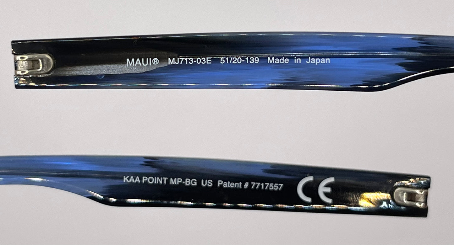 Maui Jim 713 Both Temples Blue/black