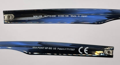 Maui Jim 713 Both Temples Blue/black