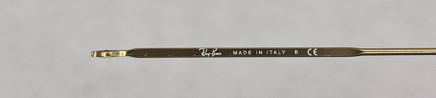 Ray Ban 2447 Right Temple Gold/black